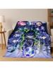 Cartoon BLUE LOCK Football Anime Isagi 3D  Blanket,Warm And Cozy Soft Throw Blanket For Home Bedroom Bed Sofa Cover