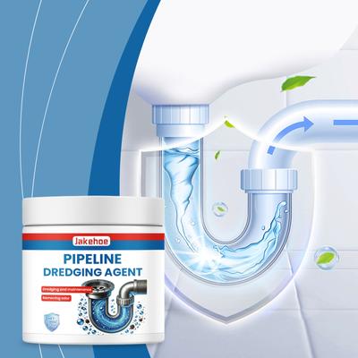 JAKEHOE  Pipe Unclogging Agent Household Kitchen & Bathroom Deodorising Fresh Cleaning Pipe Stain Removal Unclogging Cleaner