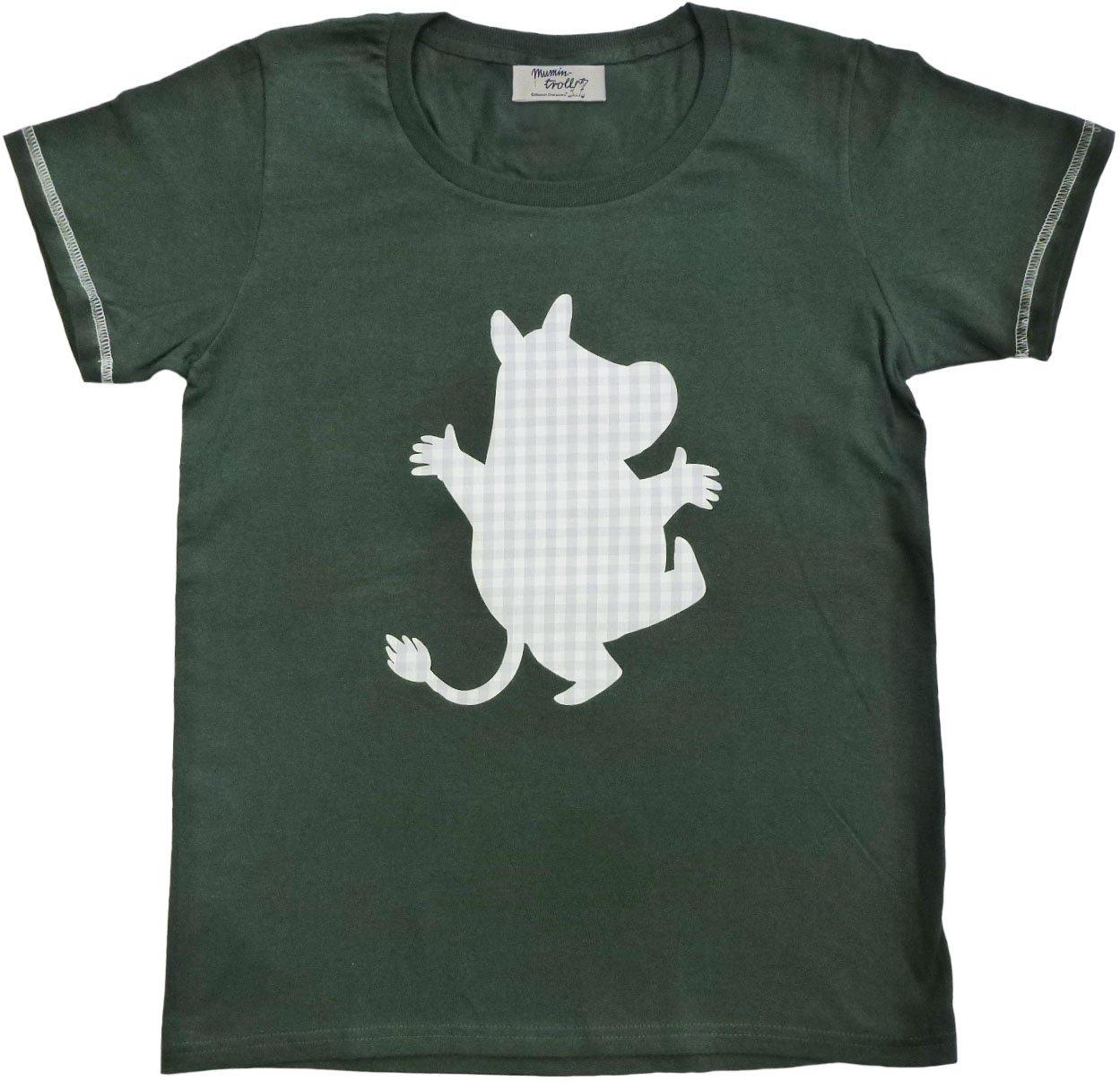 

Женская футболка с коротким рукавом Муми-тролль, размер M, зеленая,