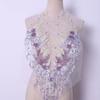 Lace Trim Applique Lace Fabric Mesh Bottom Sew On Floral Patch Flower Embroidery Patch  Boutonniere