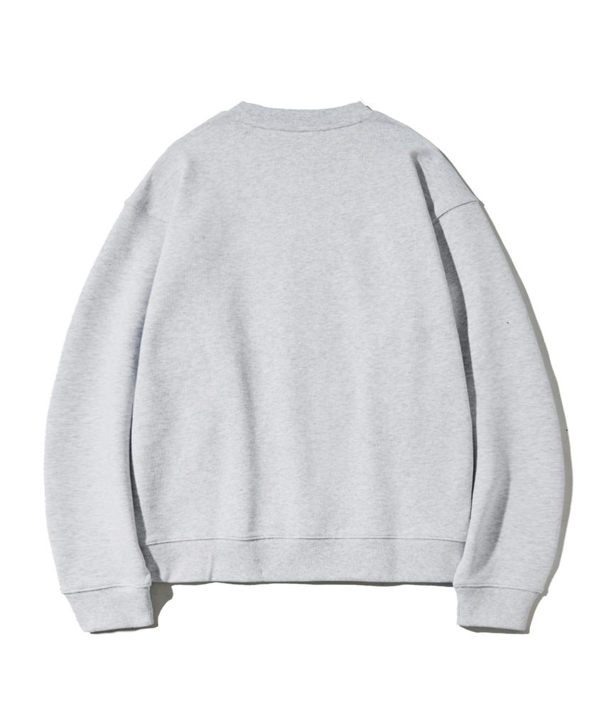 PHYSICAL DEPARTMENT Apple Arch Logo Sweatshirt_Light Gray