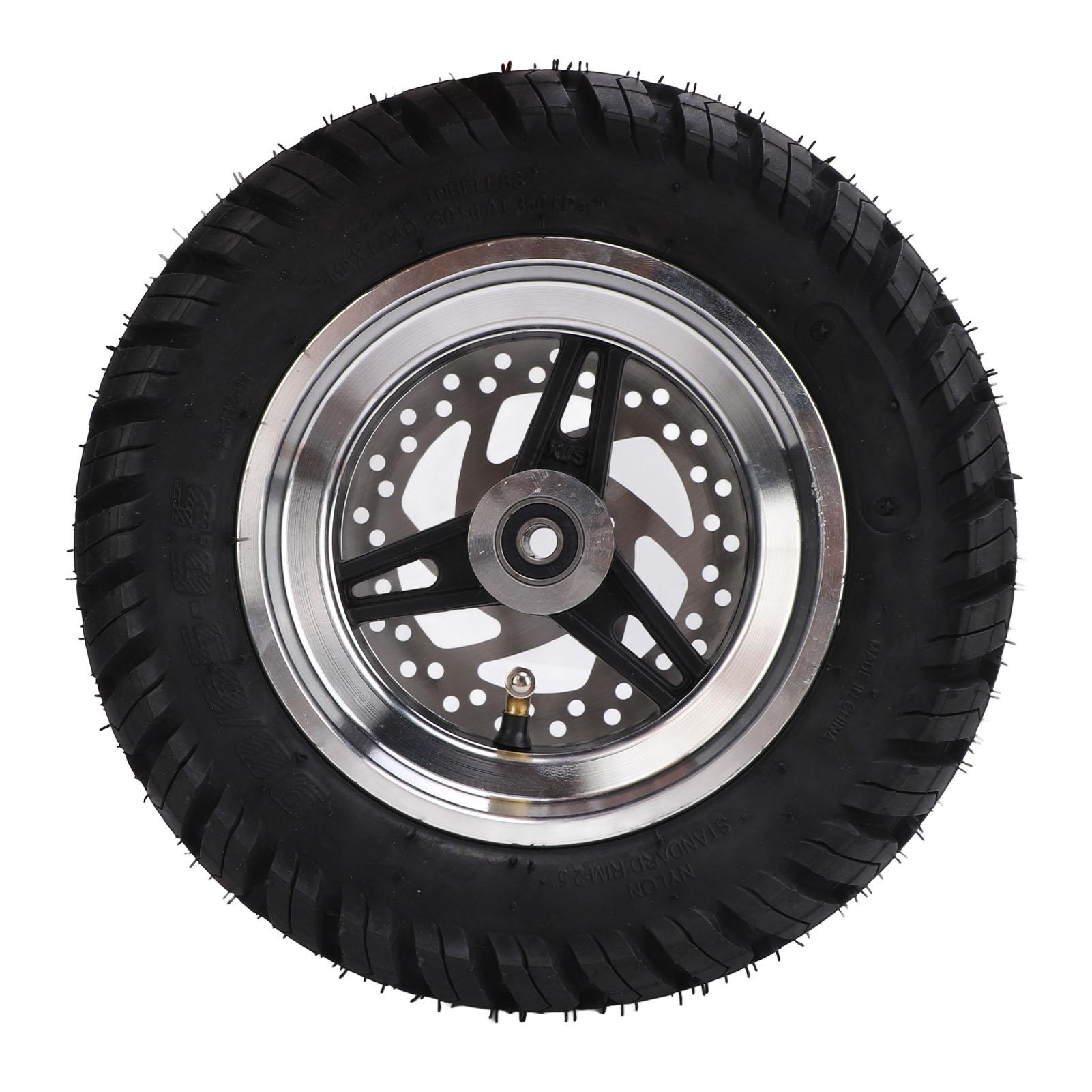 

90/656.5 Electric Scooter Front Wheel Assembly Replacement Rubber Front Tire 140mm Diameter Brake Disc for Sealup Electric Scooters