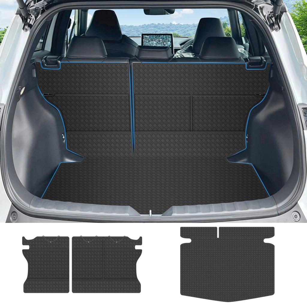 YORKNEIC Toyota Corolla Cross Luggage 10 Modified October 2023 2WD Vehicle Trunk Backrest Cover Seat Back Back Cargo Synthetic Leather Cargo Stain