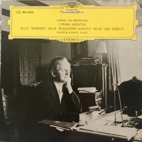 

LP Record WILHELM KEMPFF Beethoven 3 Piano Sonatas MG2020 DEUTSCHE GRAMMO Japan Obi Classical Used