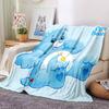 1pc Rainbow Heart Bear flannel Blanket for Super Soft Cute Comfort Blanket for Travel Bedding Couch Sofa Blanket Y73035