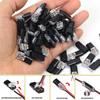 60PCS D2 Quick Splice Wire Connector Kit Automotive Waterproof Heat Shrink Butt Connectors Plug In Type Wiring Harness Repair