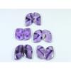 20-27MM Natural Amethyst Lace Matched Pair Fancy Loose Gemstone 5 Pair Lot C-979