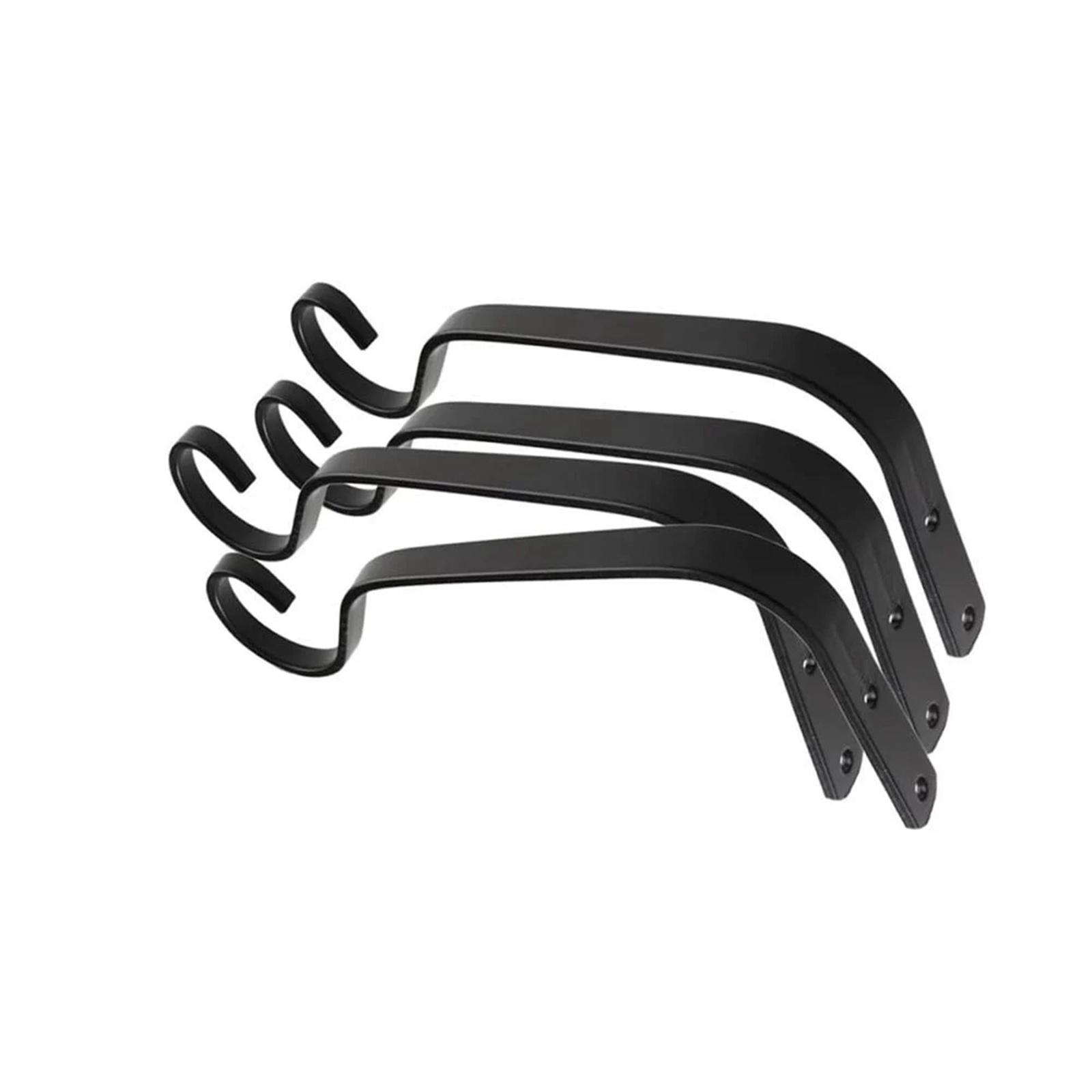 

Outdoor Wall Hanging , Heavy-Duty Metal Hooks for Flower Pots, Iron Bird Feeder Hangers, Garden Courtyard Plant Holders One Size чёрный