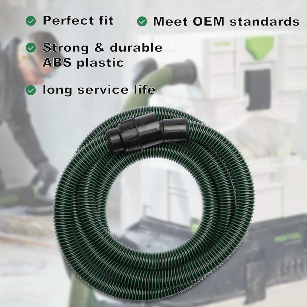 3.5M Hose Applicable Dust Collection Bucket Dust Absorption Pipe for FESTOOL 577158 577159 500677 Electric Vacuum Cleaner