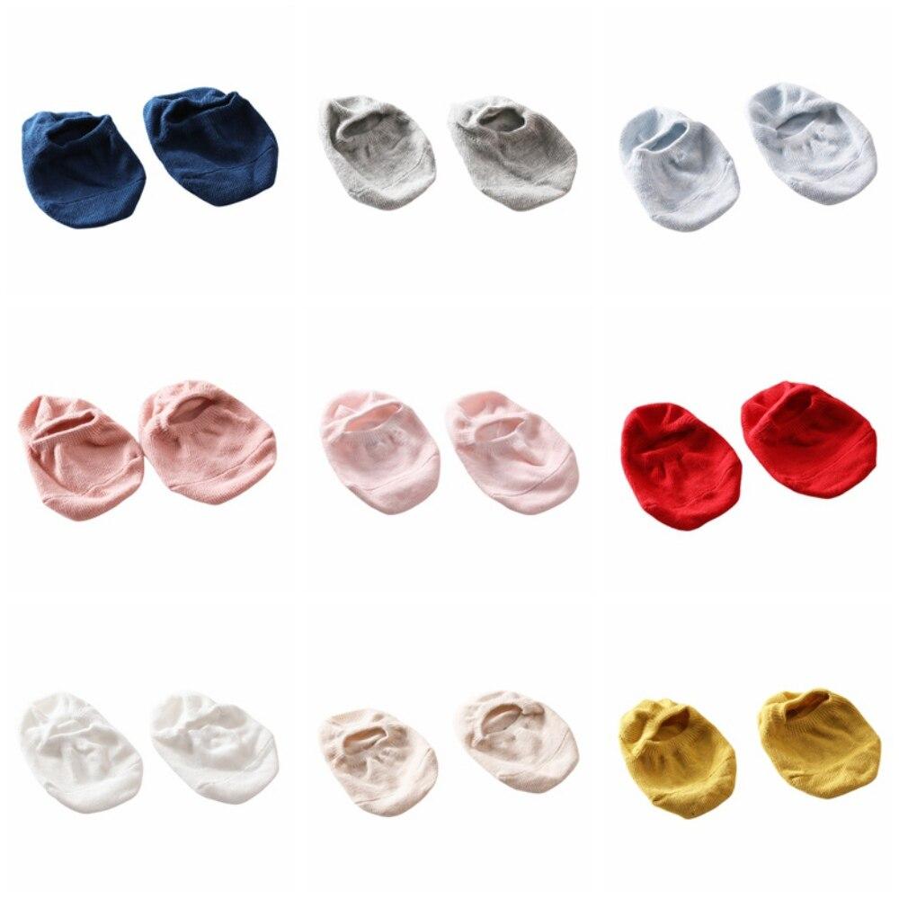 0-24m Baby, Kleinkind Socken Baumwolle Nicht-slip Boden Socken Für Kinder Candy Farbe Kinder Boot Socken kleinkind Schuhe SockenM