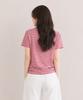 ADERNM Slub Stripe Crop T Red