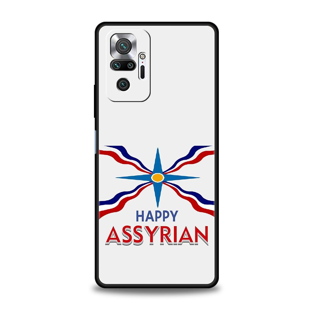 

Phone Case For Xiaomi Redmi Note 14 13 12 Pro Plus 5G 9S 9 10 11 4G 14C 13C 12C 10C 9C 9A Soft Cover Assyria Flag Assyrian Redmi Note 13 5G