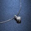 Pendant One Carat Snowflake Fashion Simulation Moissanite Necklace Women