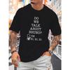 European Sizes Casual Crew Neck T-Shirt for Men -Spandex Blend with Slight Stretch, Summer Short-Sleeve Graphic Tee