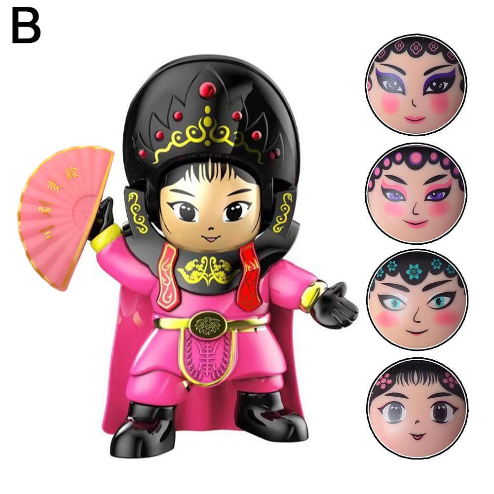 Sichuan Opera Face Changing Doll Chinese Style Creative Relief Pendant Doll Stress Gift Toy Z2F4