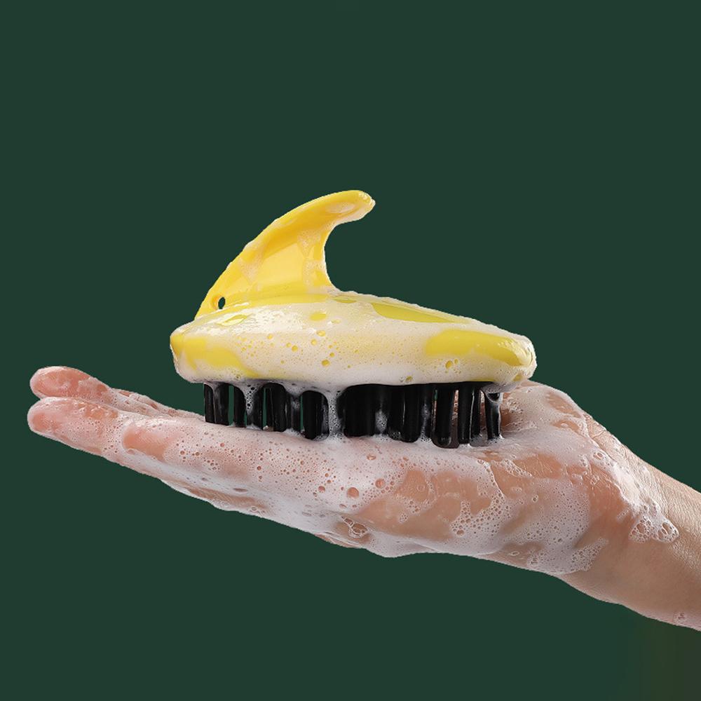 Head Hair Washing And Massage Brush Tool Silicone Adult Hair Grabber Scalp Meridian Hair Washing And Massage Comb