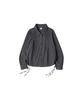 COMONINOZ W Pintuck String Shirts [Navy]