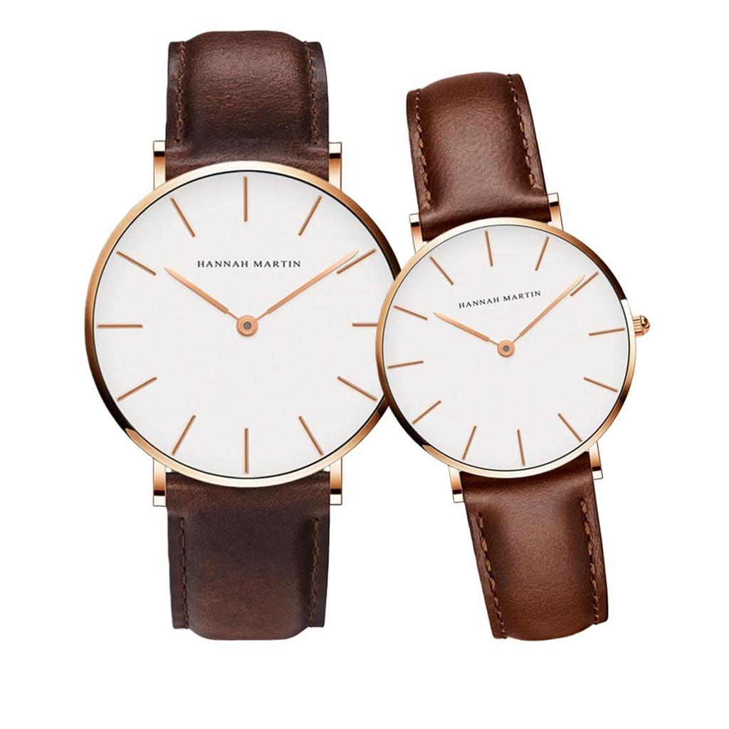 HANNAH MARTIN Couple's Watches: Simple and easy to use, perfect for matching couples. These stylish, durable, and comfortable couple's watches make a