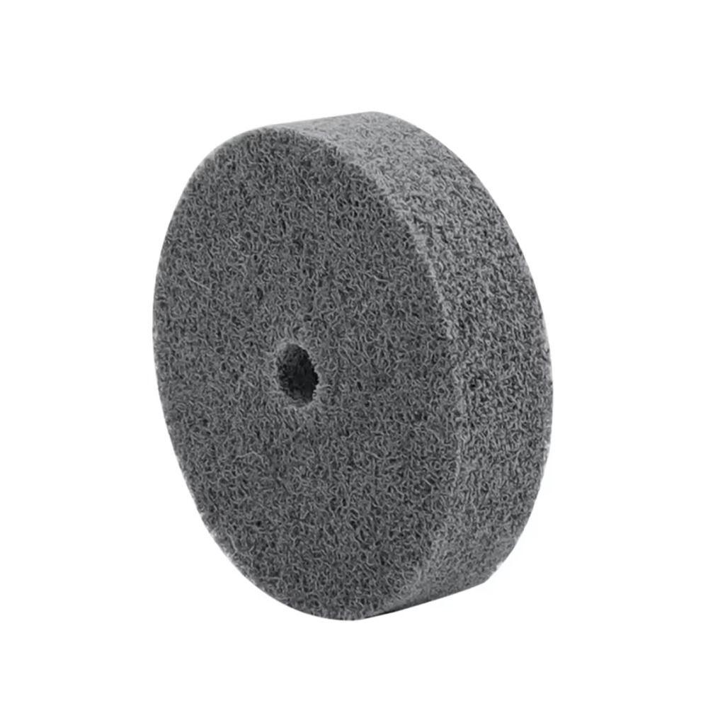 1/5Pcs New 3/8" Shaft Hole Buffer Wheel 3" Replacement Polishing Wheel Fiber Abrasive Wheel for Benchtop Buffers and Grinders