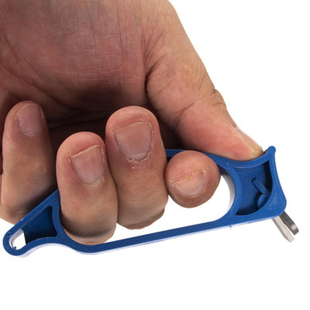 Outdoor Ice Fishing Spiral Drill Bit Sharpener for Winter Fishing Portable Diamond Ice Drill Sharpener