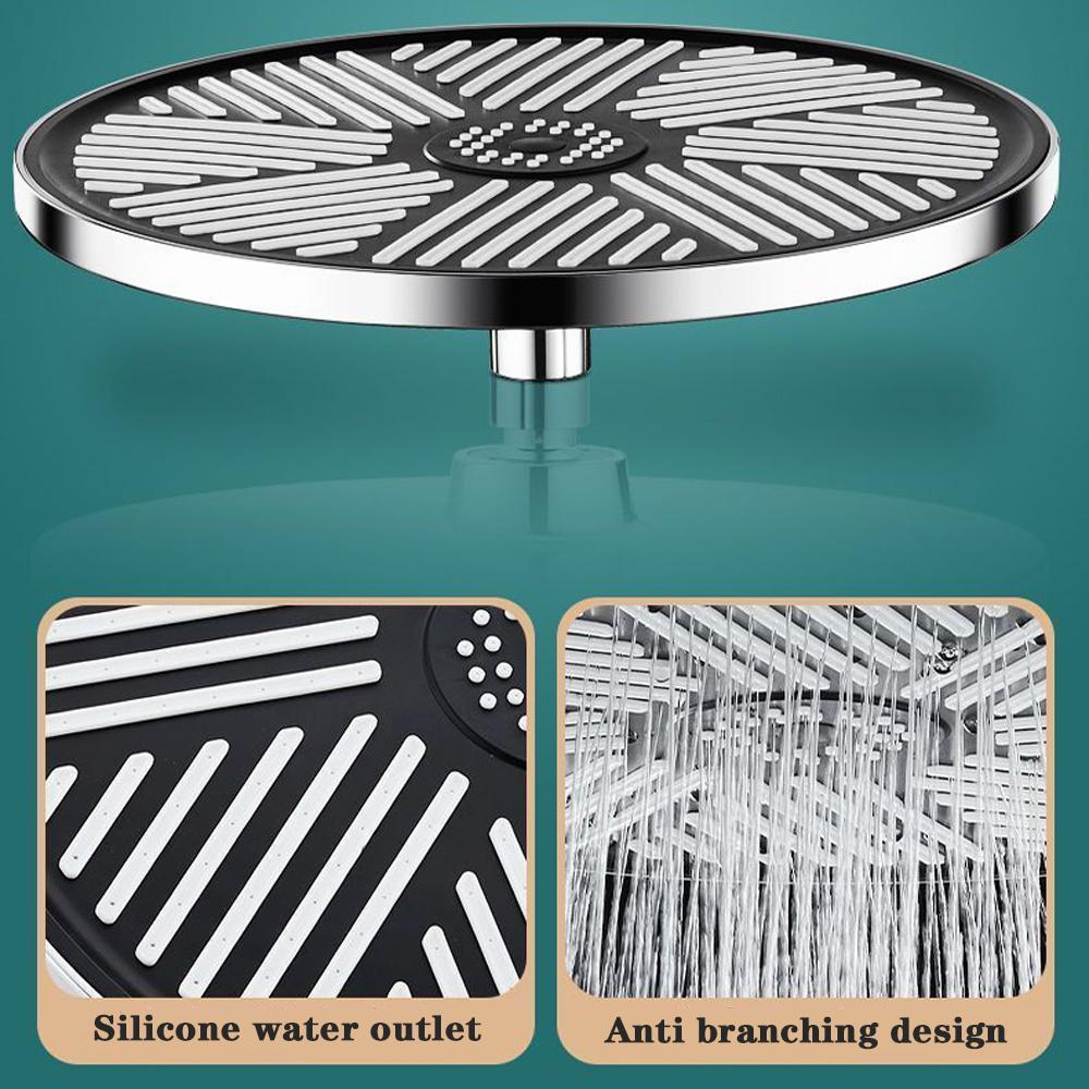 High Pressure Massage Rainfall Bathroom Shower Nozzle Big Panel Large Flow Supercharge Ceiling Mounted Shower Head