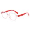 Kids Anti Blue Light Glasses, Polygon Square Frame Computer Eyewear, Multiple Colors Eye Protection for Boys & Girls