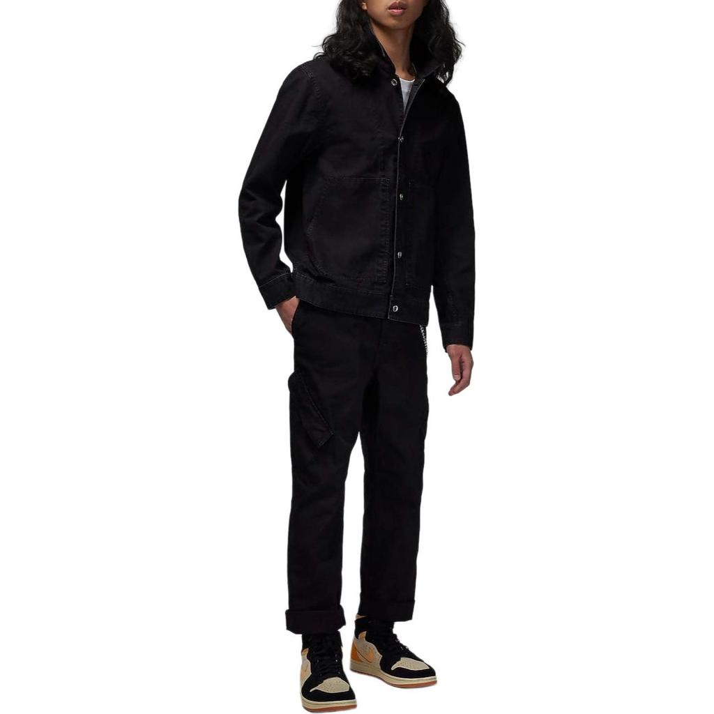 Air Jordan Essentials Chicago Jacket Asia Sizing 'Black' Men's FN4528-010