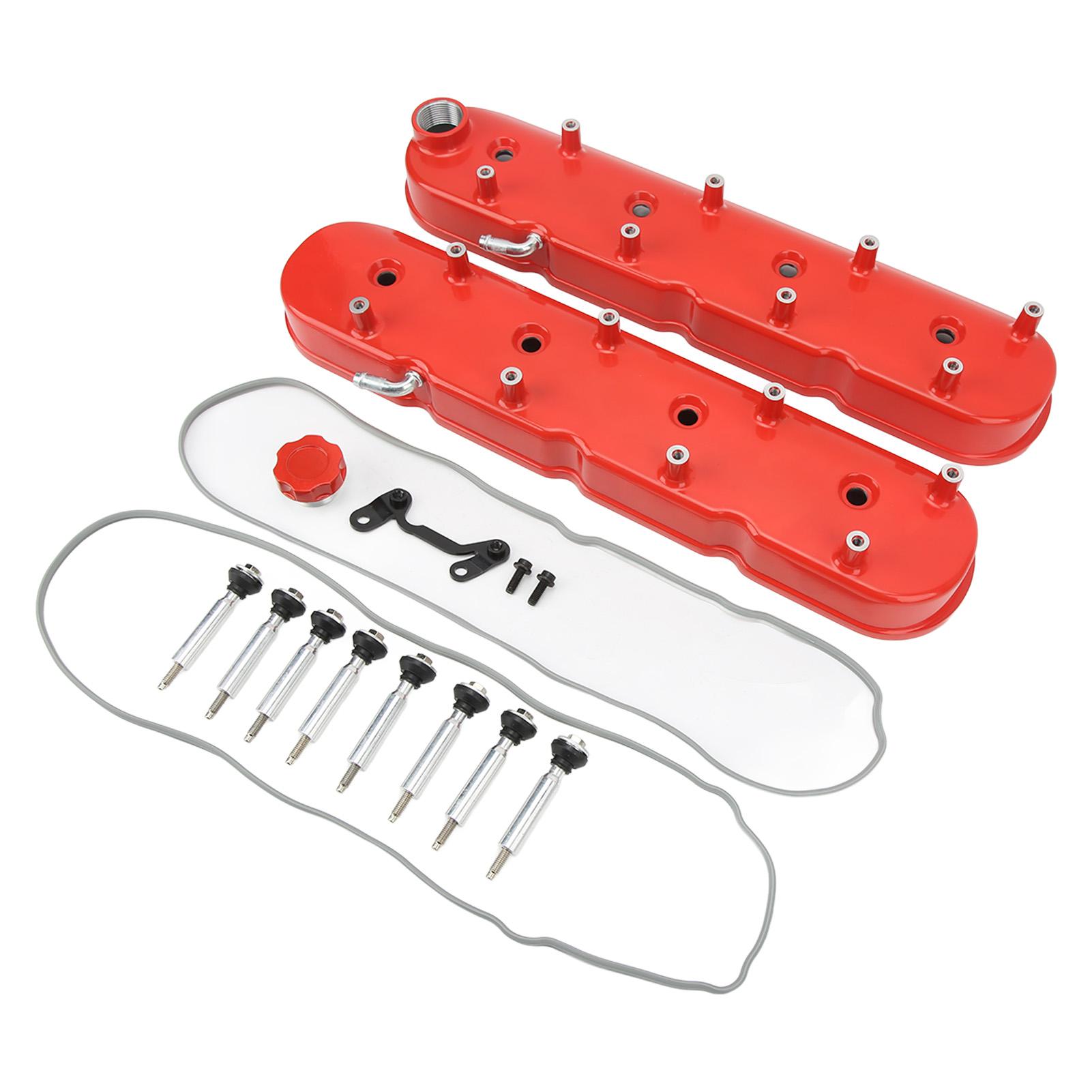 

Engine Valve Cover Kit Cast Aluminium Rust Proof Fit for LS LS1 LS2 LS3 LS6 LS7 5.3 6.0 6.2
