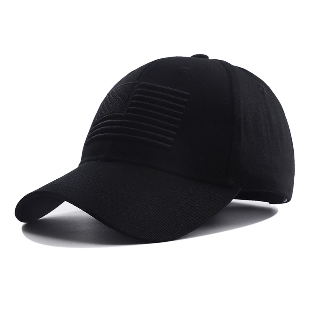 Fashion American Usa Flag Embroidery Baseball Cap Bone Spring And Summer Outdoor Adjustable Casual Snapback Hats Sunscreen Hat
