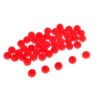 50 Stück Angelpose Kugel EVA Schaumkugel Stopper Perlen Auftrieb Schwimmende Pose Indikatoren 5mm 6mm 7mm 8.3mm