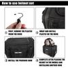 2025 Motorcycle Bag 30-50L Waterproof PVC Outdoor Bag Motorcycle Rear Seat Bag Outdoor Travel Bag