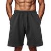 Men'S Straight Work Pants Fashionable And Casual Drawstring Shorts