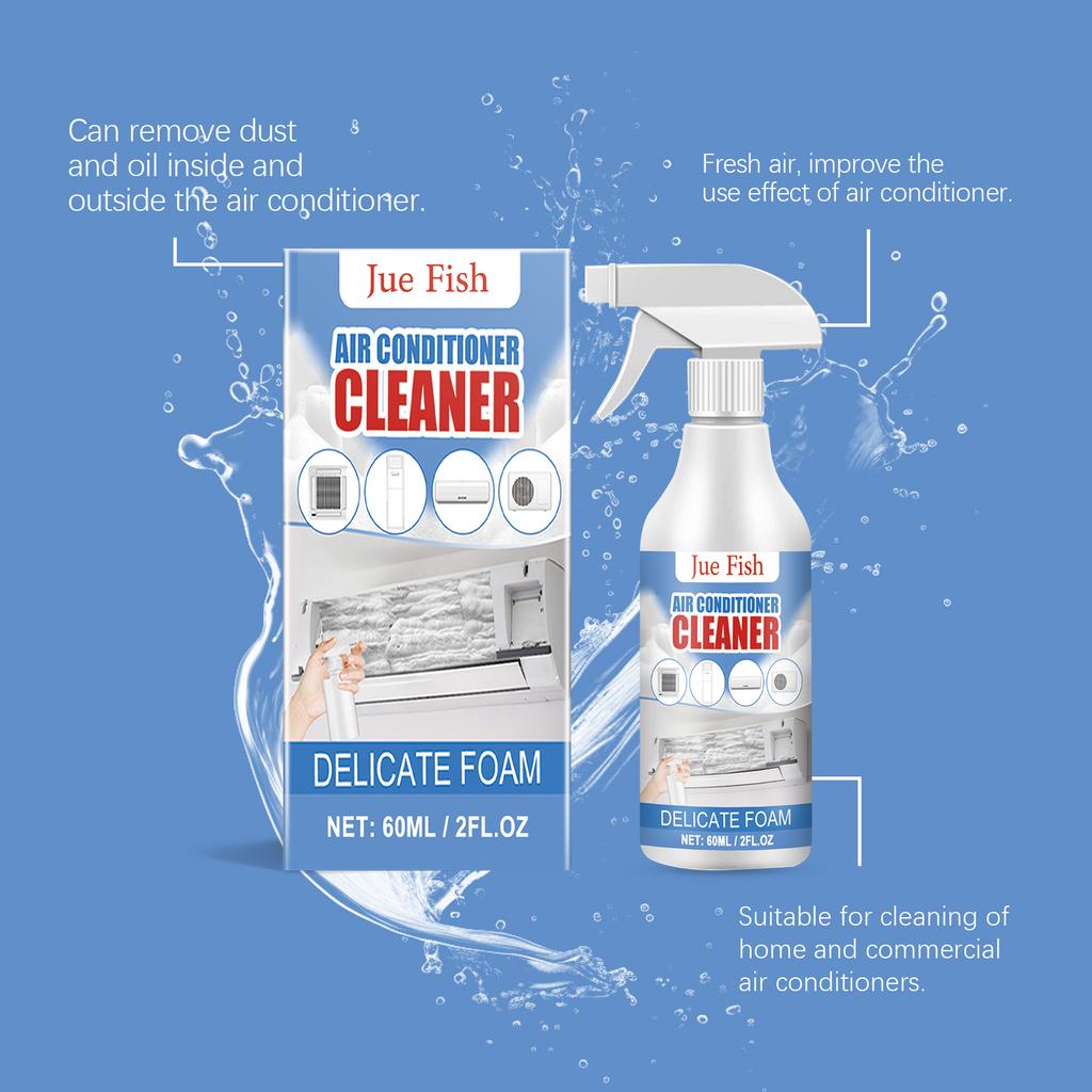 Conditioning Detergent Household Air-Conditioner Hanging Machine Disassembly-Free Wash-Free Deodorant Descaling Foam Air Conditioning Cleaning