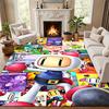 Bomberman Carpet Door Mat for Living Room or Bedroom Protective Mat Under Chair Office Decoration Christmas Gift Birthday Present