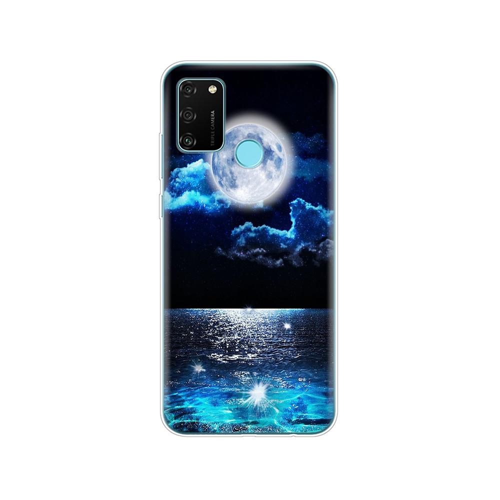 Hülle für HONOR 9A Hülle 6,3 Zoll; Weiche TPU-Silikon-Handyhülle für Huawei Honor 9A 9 A MOA-LX9N Rückseitenschutz Coque Funda Hülle