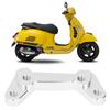 Motorrad Hinterradbremssatteladapter Aluminium mit Schrauben Ersatz für Vespa GTS GTV300Silber