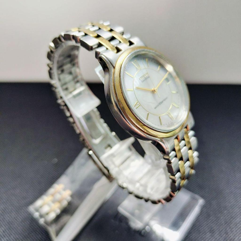 Used [In operation] Citizen Eco-Drive Date Combi Men's E110-H22749