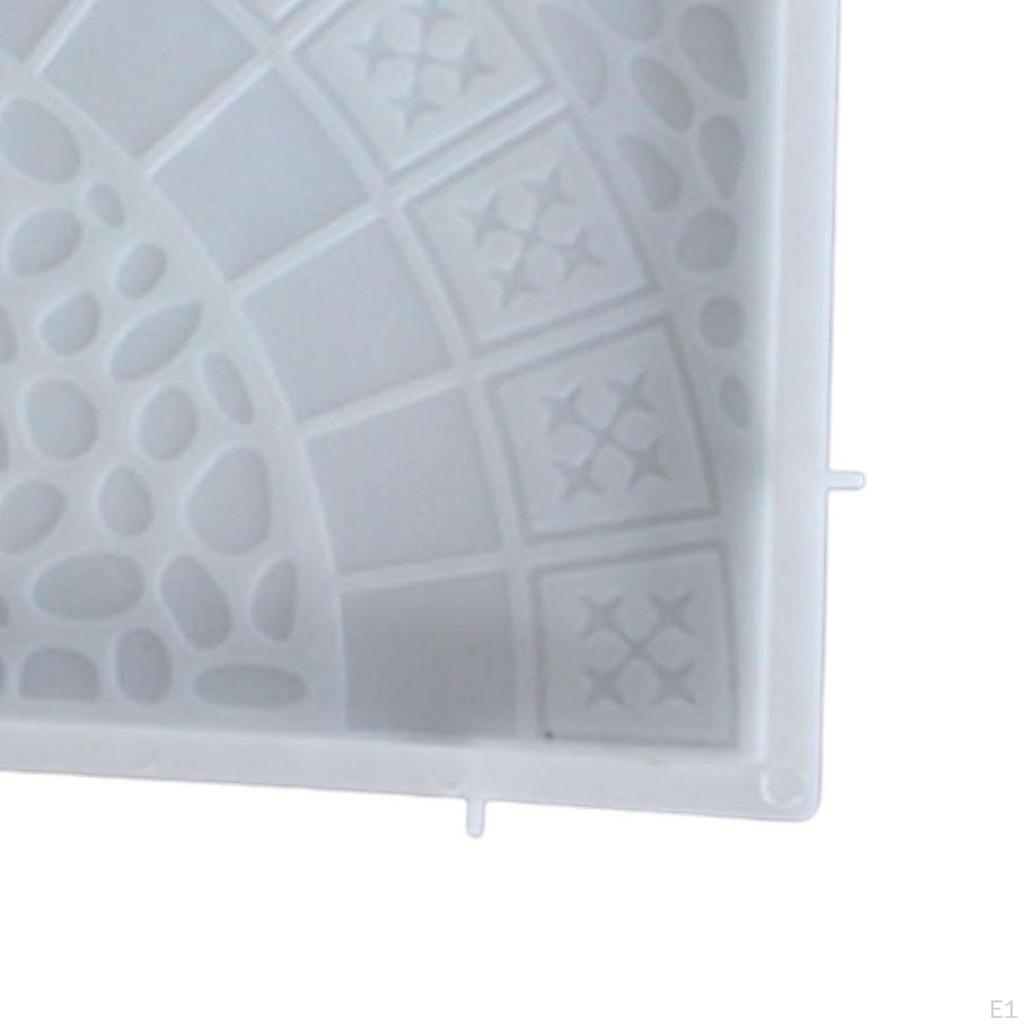 Concrete Brick Model Decorative Square Stepping Stone Paver Floor Tile Form for Walkway, Patio,