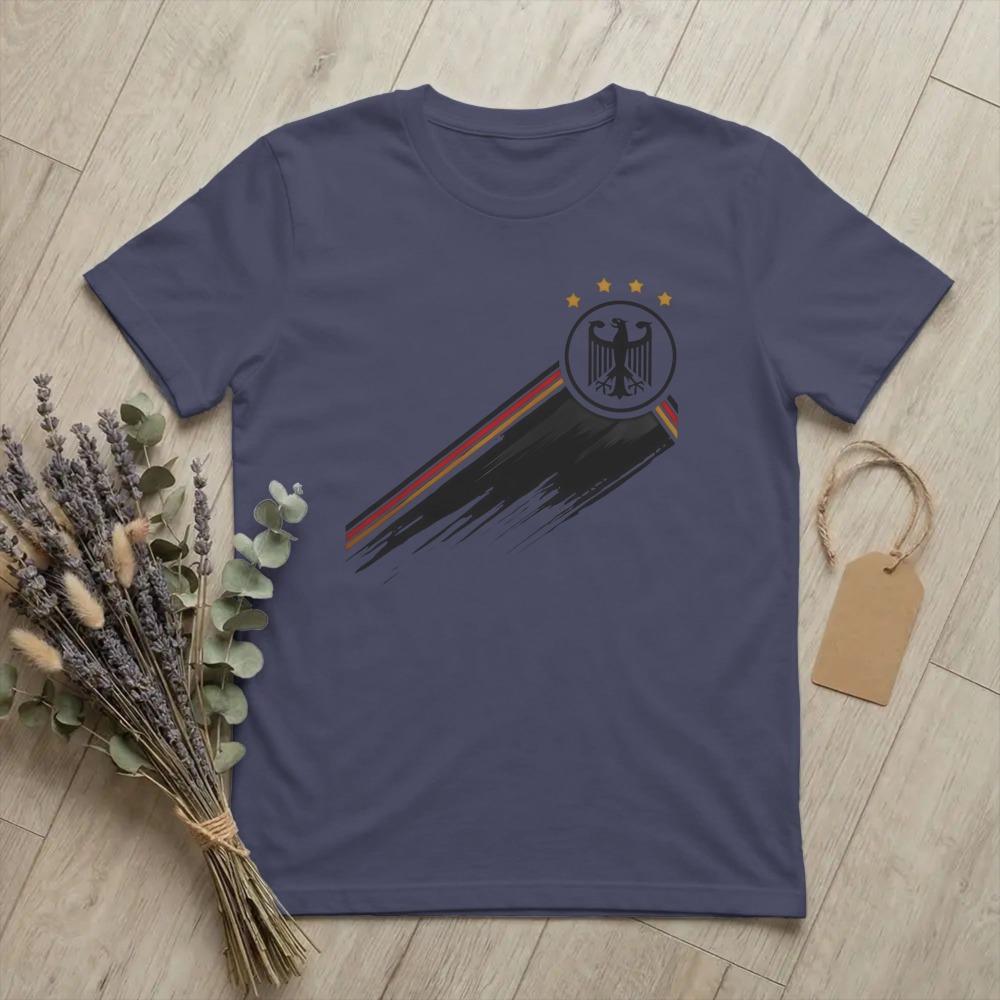 Funny Deutschland Germany Football Player T-Shirt Men O Neck Cotton T Shirts 2026 Soccer Short Sleeve Tee Shirt Original Clothes
