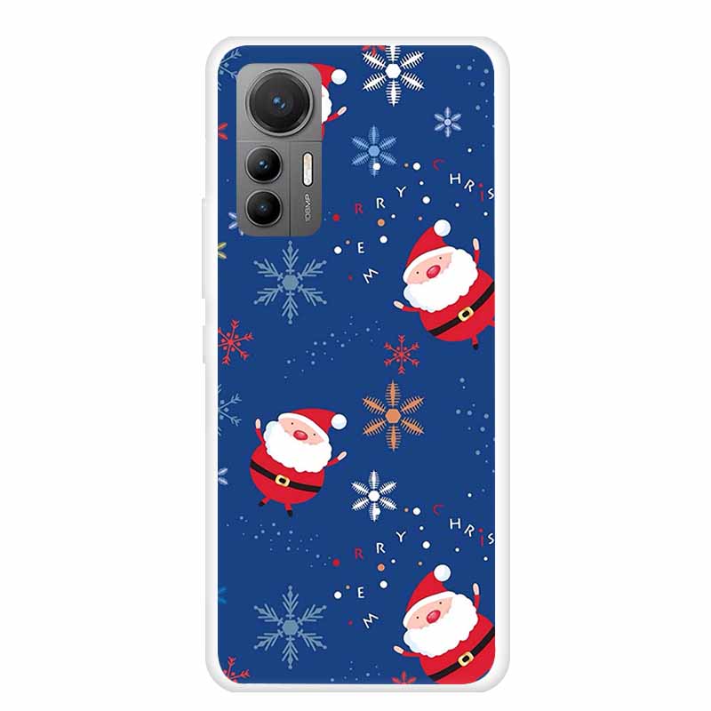 For Xiaomi Redmi K50 Ultra Case Christmas Soft Silicone Back Cover Phone Case for Redmi K50 Extreme Edition Clear Cartoon Funda