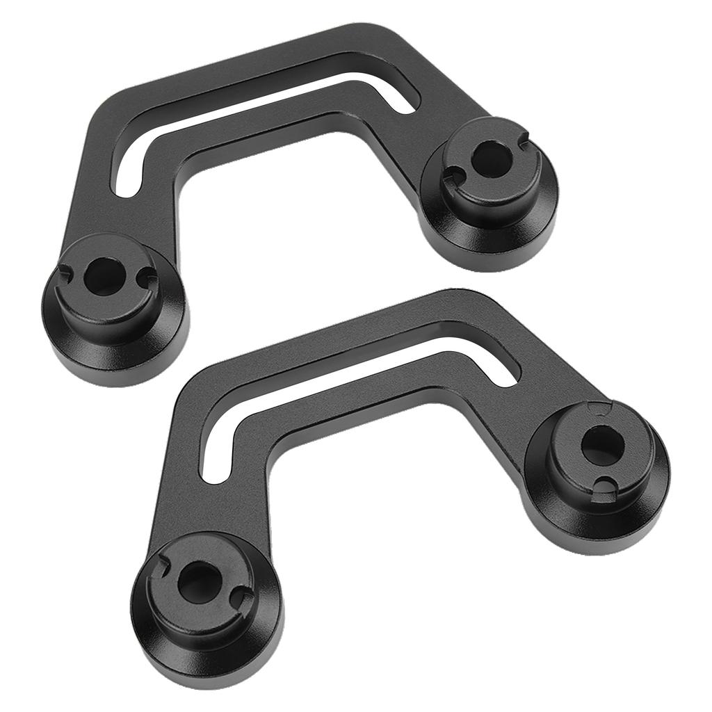 Pair A Pillar Windshield Light Mounting Bracket Replacement for Jeep Wrangler JL JLU 2018‑2022 Black