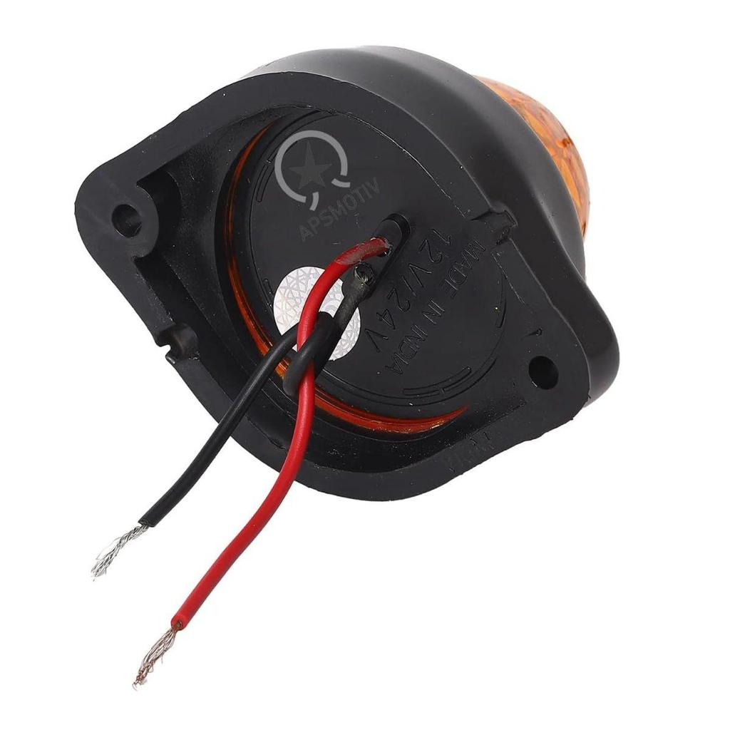 18PCS LED Marker Lights 12V Amber Trailer Lights Side Marker / Chicken Lights for Semi Trucks, Freightliner, Cargo Utility Trailers (Universal Fit)