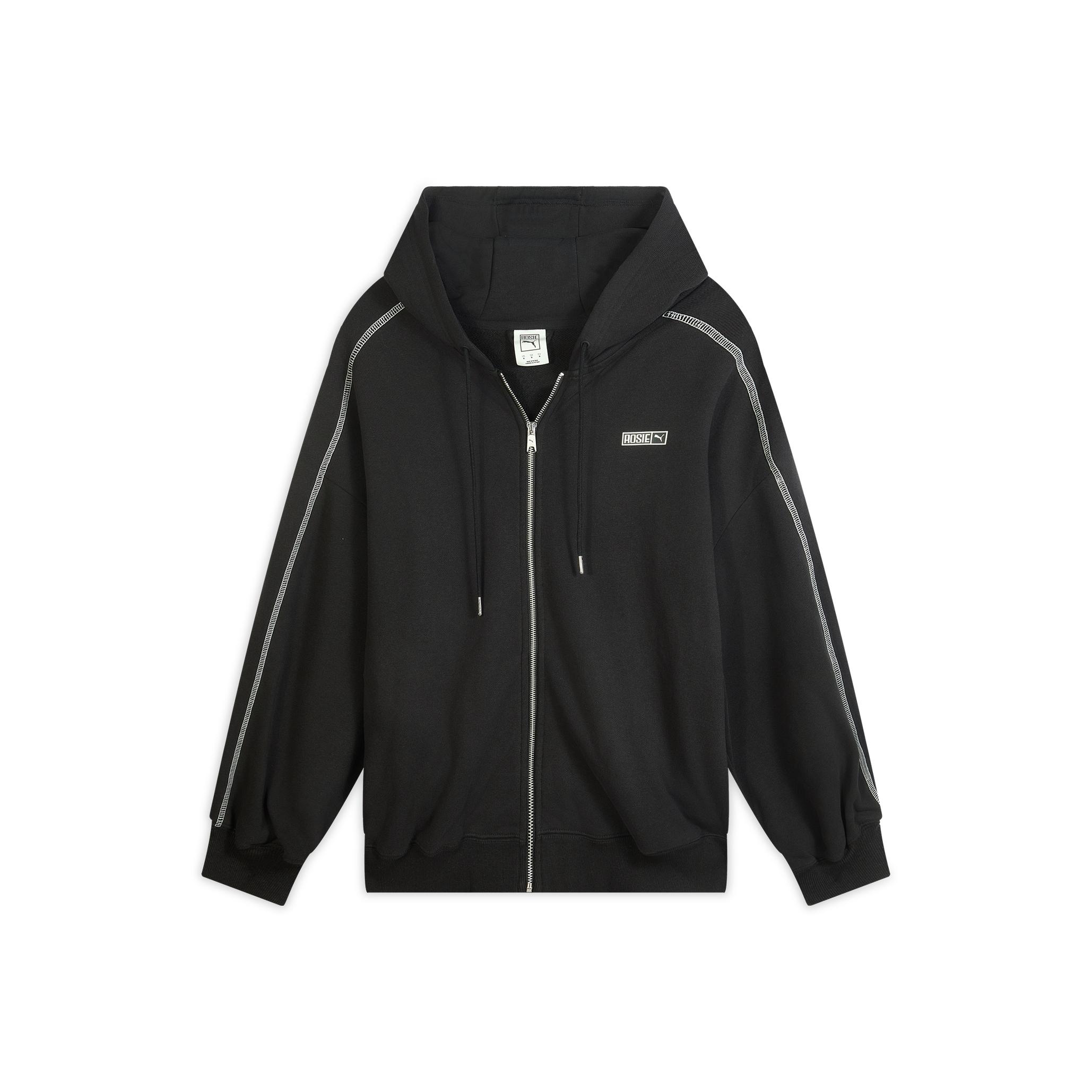 Puma X Rosé Collaboration Comfortable Hooded Long Sleeve Jacket Unisex Jacket 633801_01 XL
