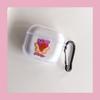 Cartoon AirPods1/1st generation Apple earphone case Pro1st generation Bluetooth earphone case Transparent earphone case Soft