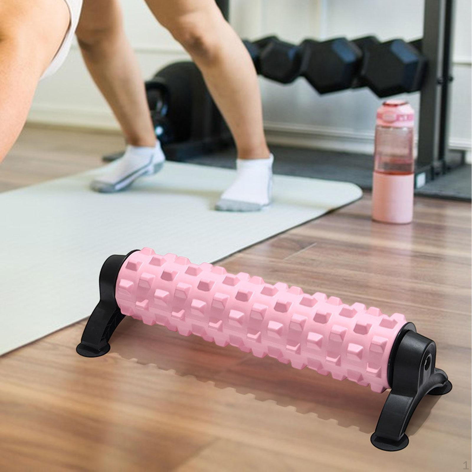 

Ролик для упражнений из пены EVA со стойкой, инструмент для массажа всего тела для растяжки рук Pink