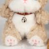 Cute Bell Cat Plush Keychain Adorable Curly Hair Kitten Stuffed Toy Soft Bag Hanging Pendant for Party Favors Souvenir
