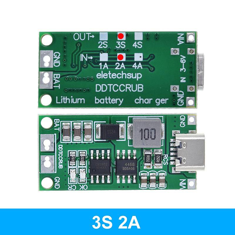 2S 3S 4S 1-4A Booster Module Lithium Polymer Lithium Ion Battery Charging Module Step-Up Boost Lipo Polymer Li-Ion Charger