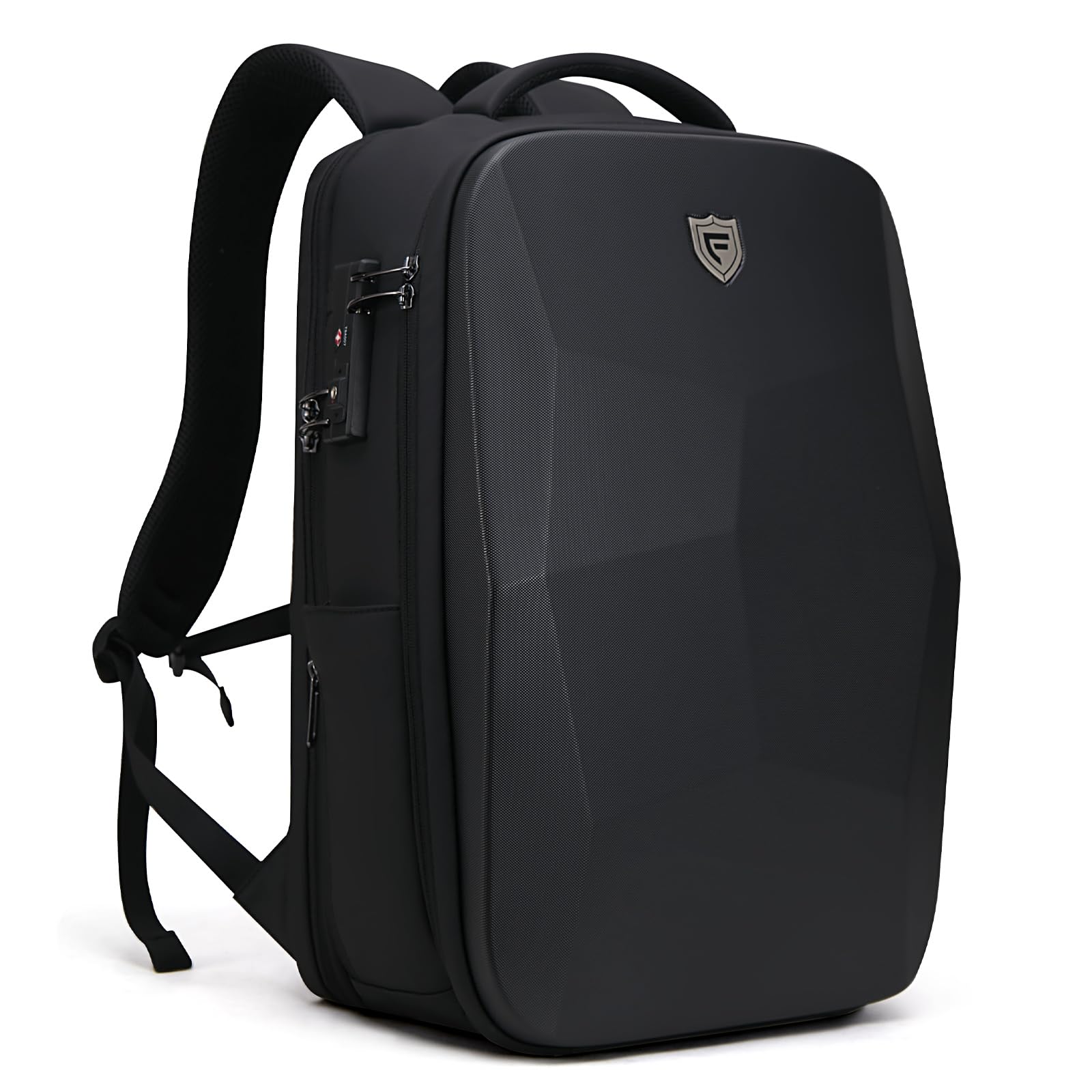 

Рюкзак с жестким корпусом FENRUIEN, Водонепроницаемый, TSA-замок, Защита от краж, Большая вместимость, Расширяемая вместимость, Подходит для ноутбуков 15-17 дюймов, Легкий, USB