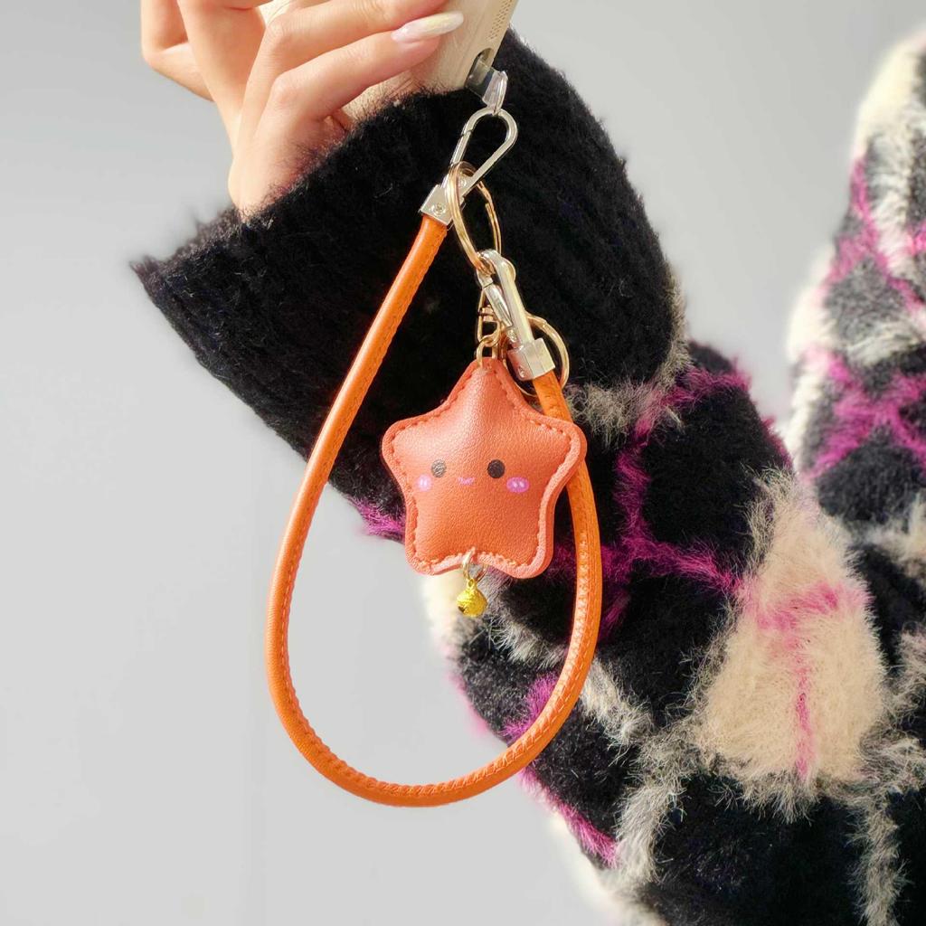 Kleiner Stern Taschenanhänger Lanyard: Stabiler Anti-Verlust-Glockenanhänger zur Dekoration von Handy & Buch