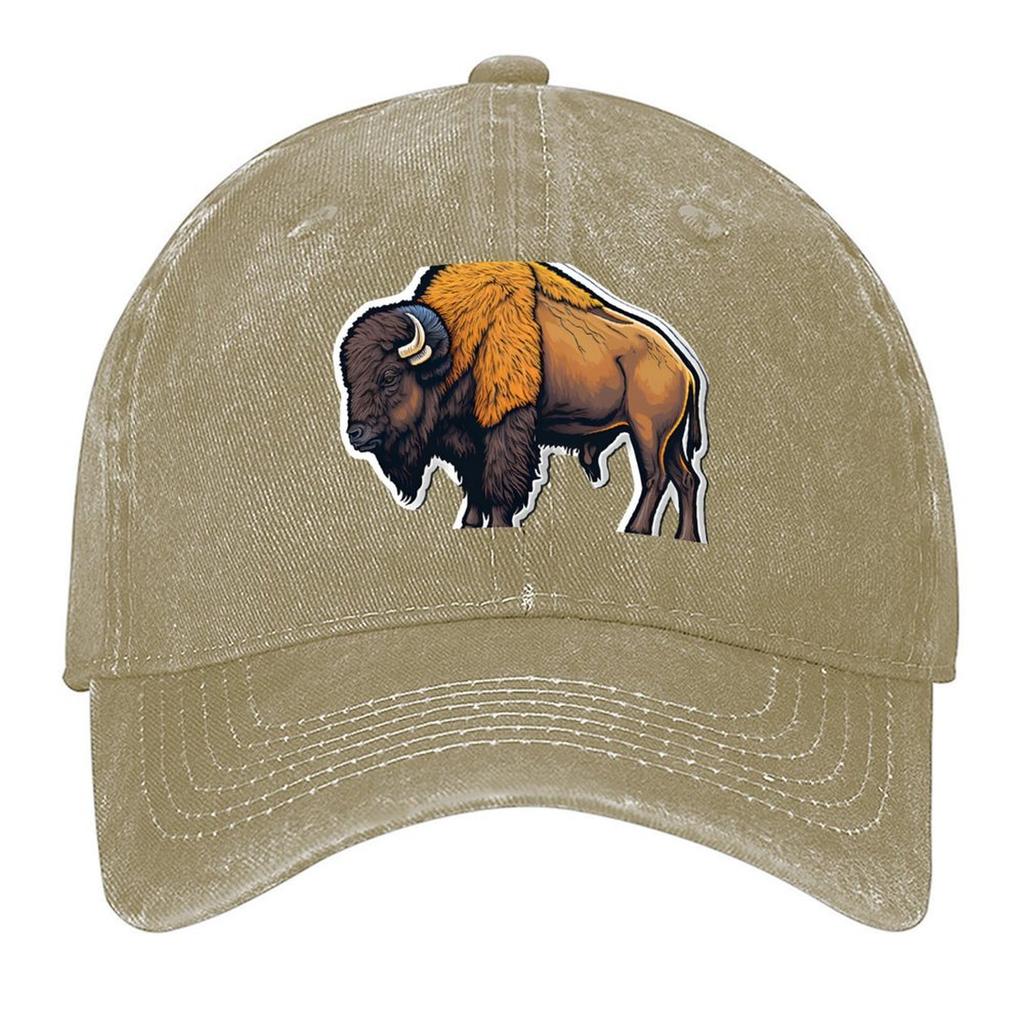 2026 Bison Baseball Cap Hat Man Luxury Fishing Cap Hat Beach Cute Boy Women's